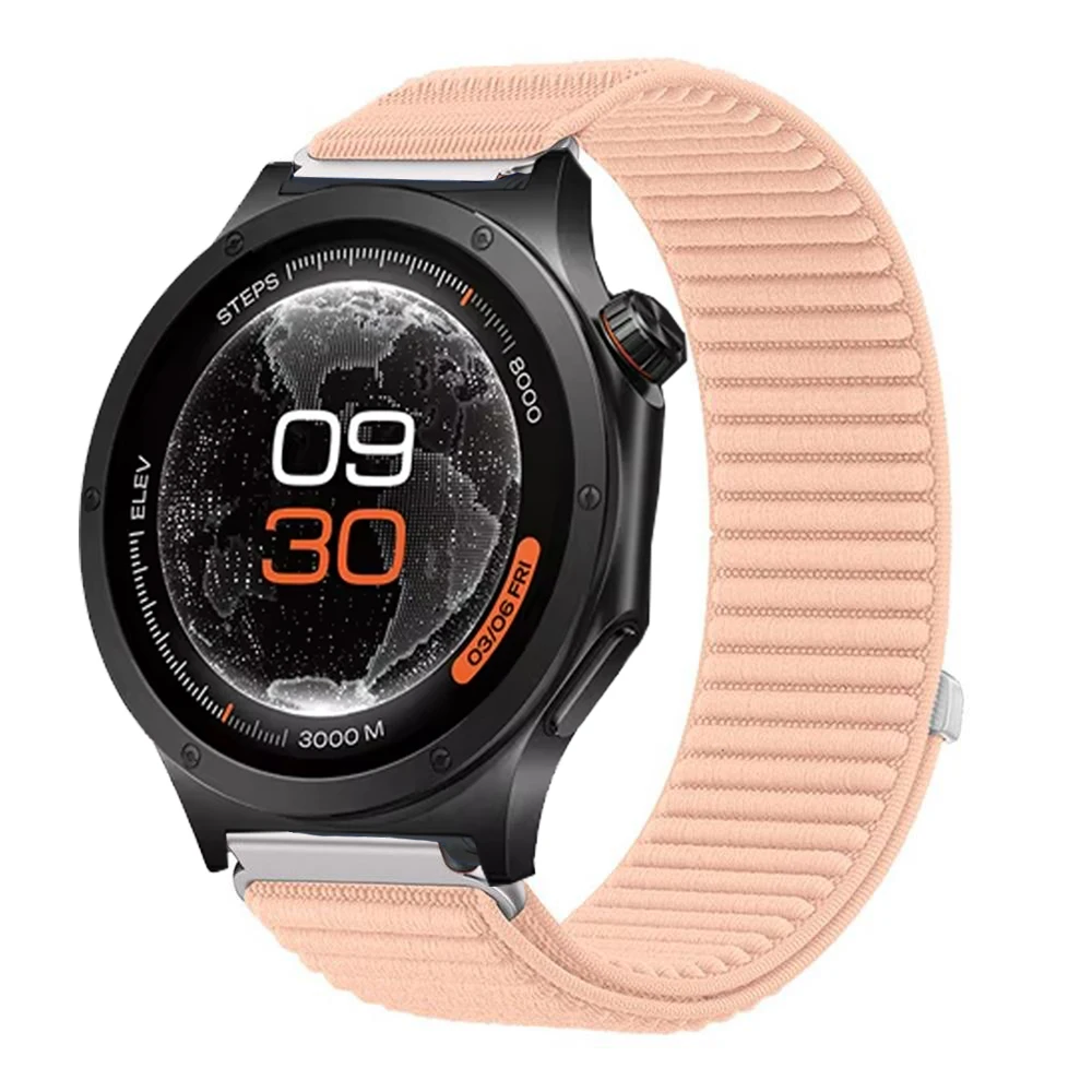 Enhanced Sport Nylon Loop Band - Premium Smartwatch Accessory Bracelet, 22mm Watch Strap