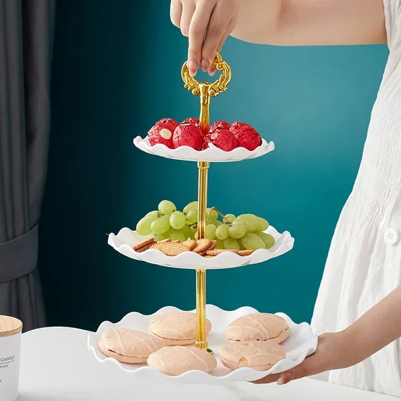 Cupcake Stand Fruit Plate Holder Desserts Snack Candy Buffet Stand Tower For Christmas Wedding Party Cake Dessert Tray cake stand,cake tray