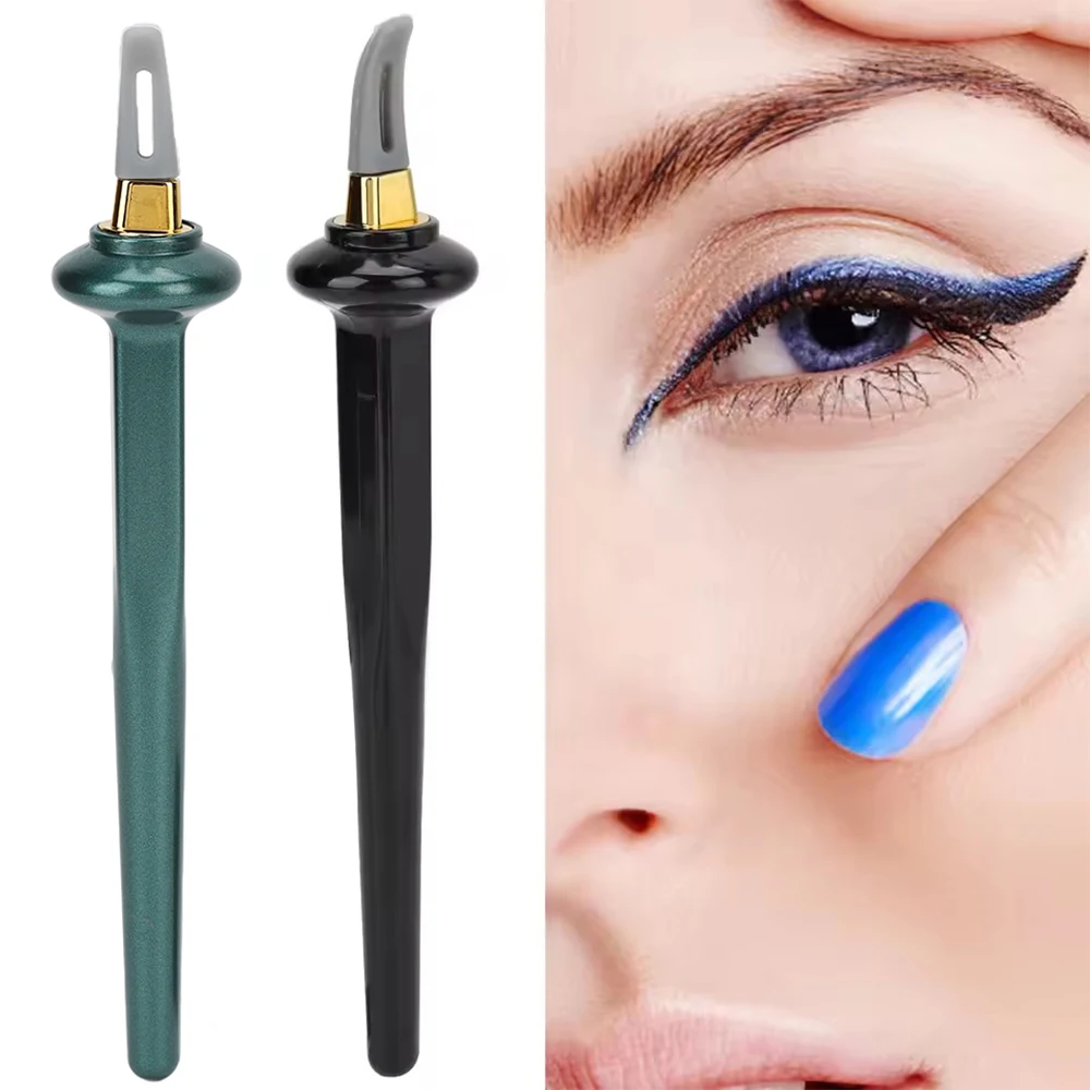 Silicone eyeliner brush waterproof non-smudge eyeliner auxiliary tool eyeliner