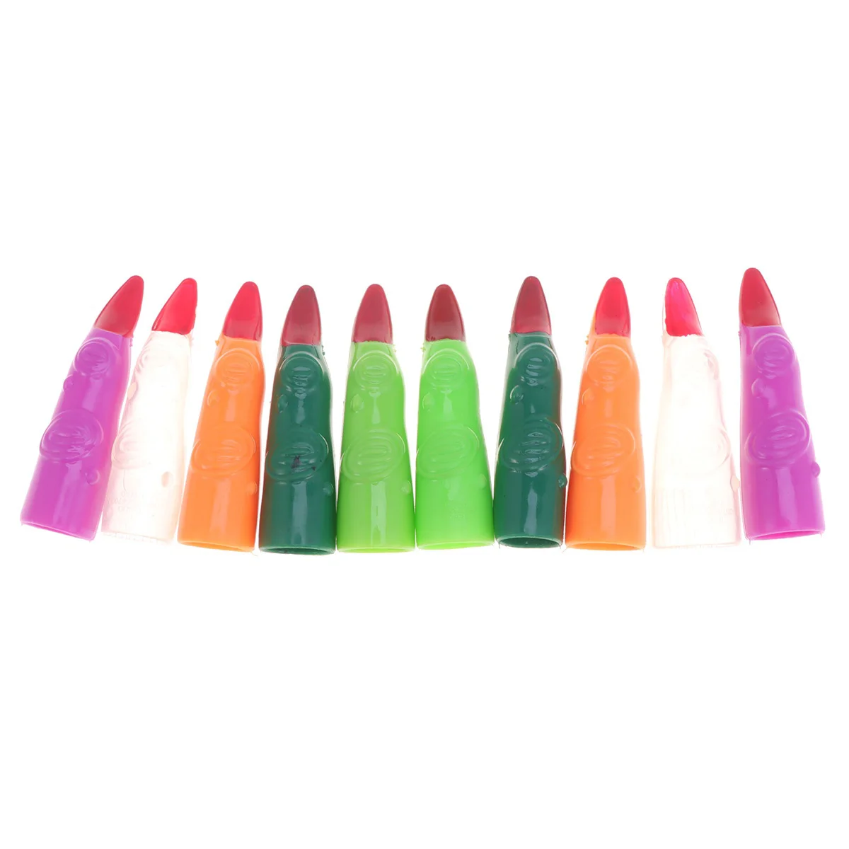 

10Pcs Witch Fingers Spooky Masquerade Finger Nails Nails Spooky Scary Finger for Party Costume ( Assorted Color ) Cool Toys