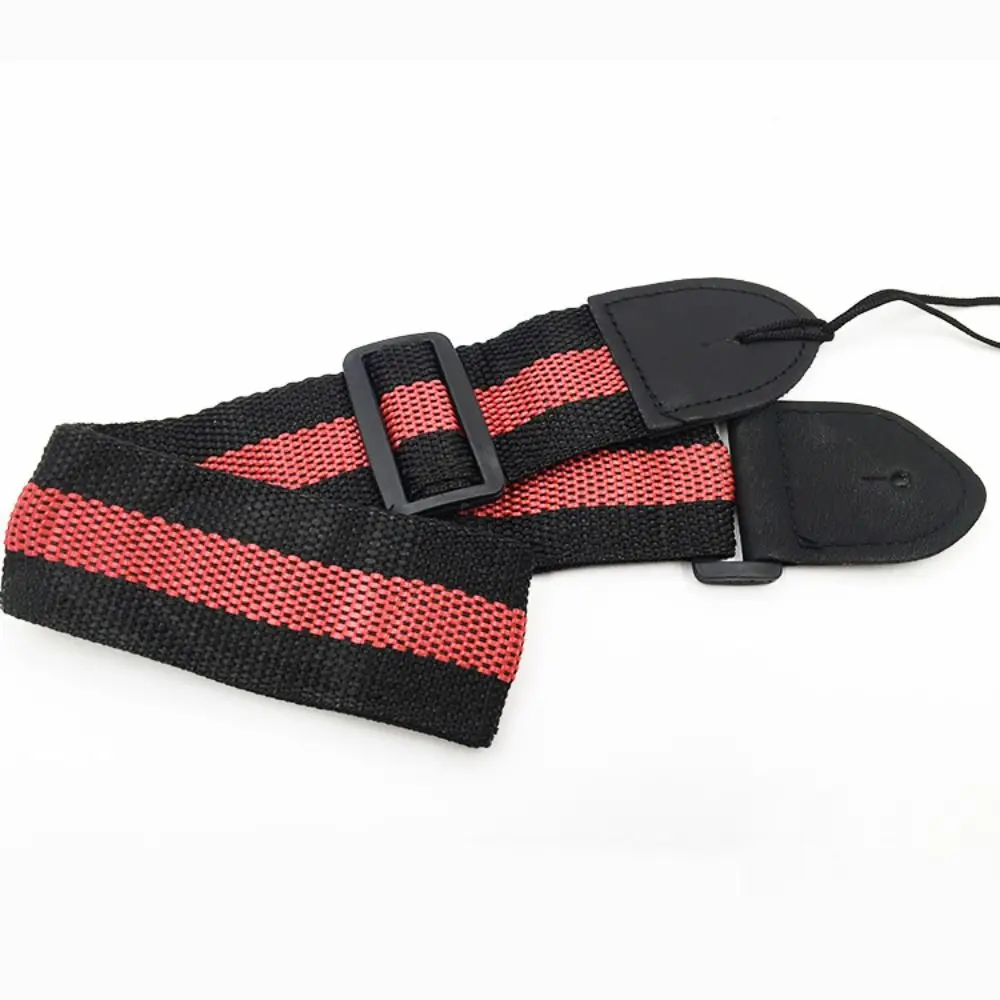 Colorful Adjustable Nylon Guitar Strap with Printed Design