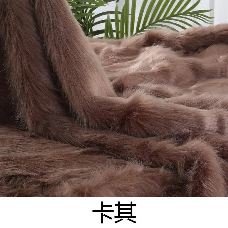 Long Hair Faux Fur Fabric 180cmx50cm For Patchwork Sewing Material Garment DIY Fur Suit Cosplay Costume