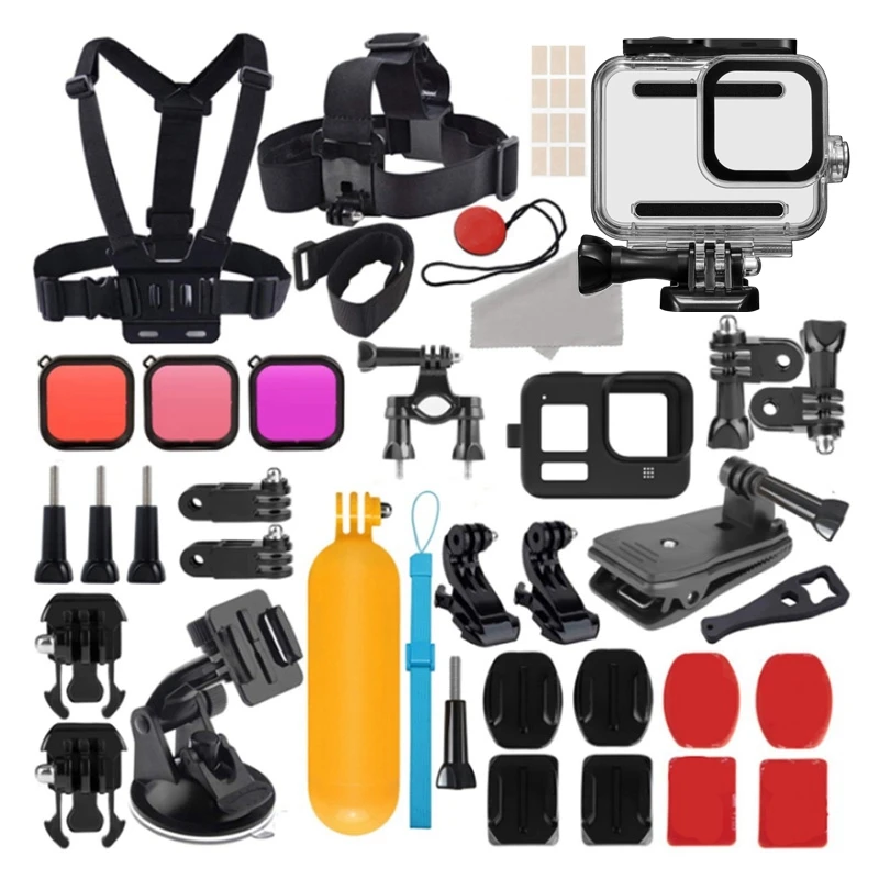 Kit Di Accessori 46 In 1 Per Kit Di Accessori Per Fotocamera Sportiva Gopro Hero9 Small Mountain Dog
