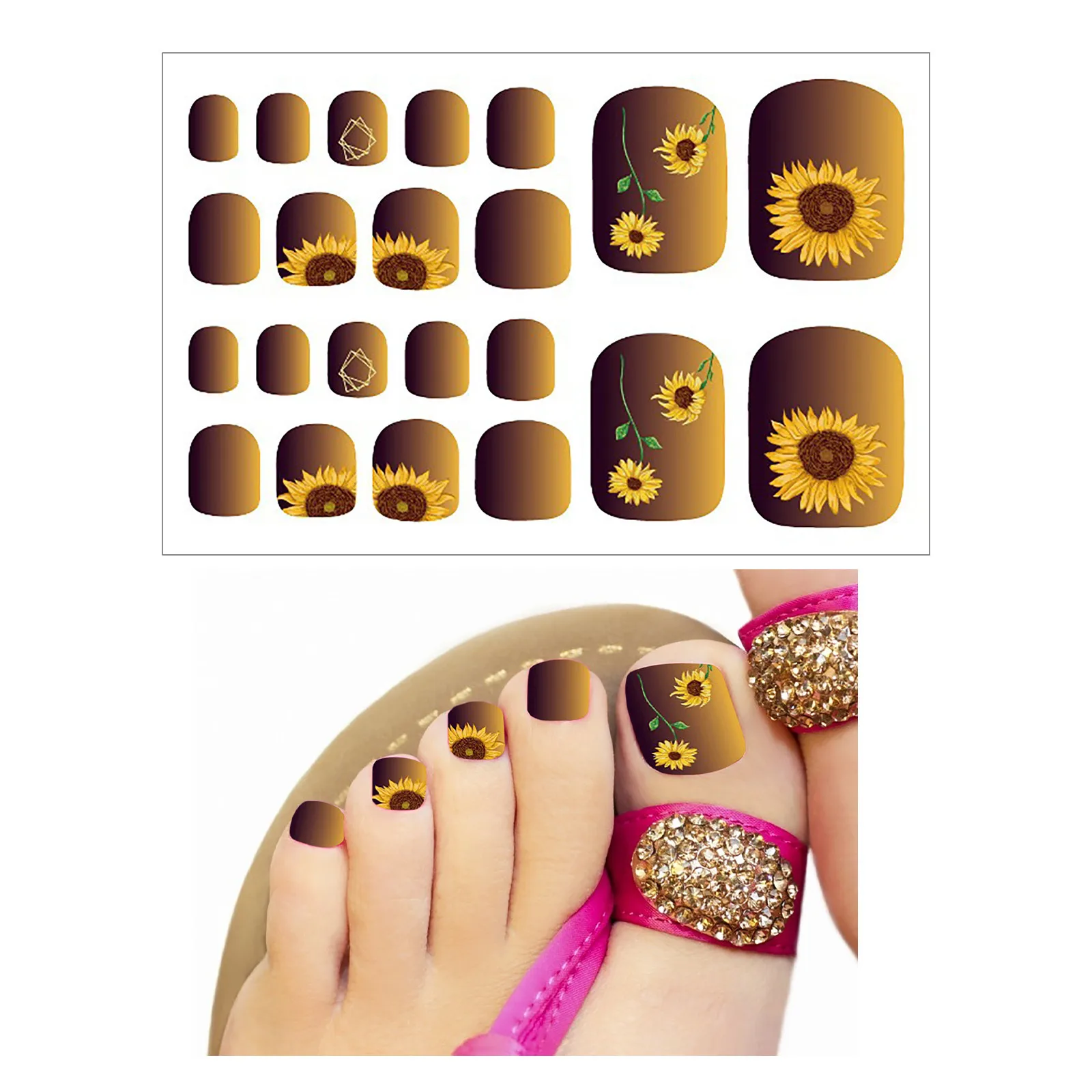 30+ Toe Nail Art Ideas for a Walk on the Wild Side of Style