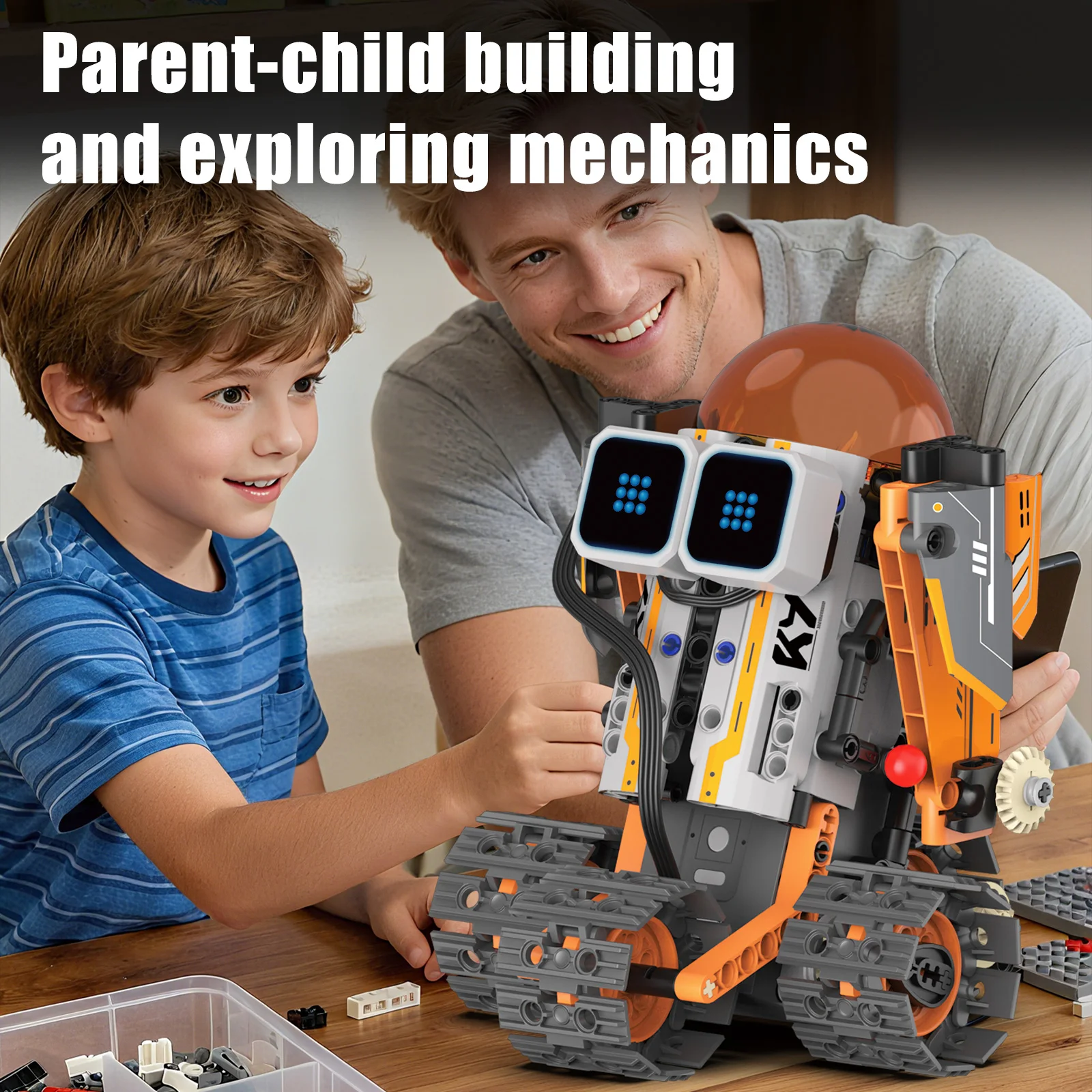 346PCS RC 변신 로봇 MOC 빌딩 블록 5-in-1 프로그래밍 가능 DIY STEM 교육용 장난감 어린이 생일 크리스마스 선물