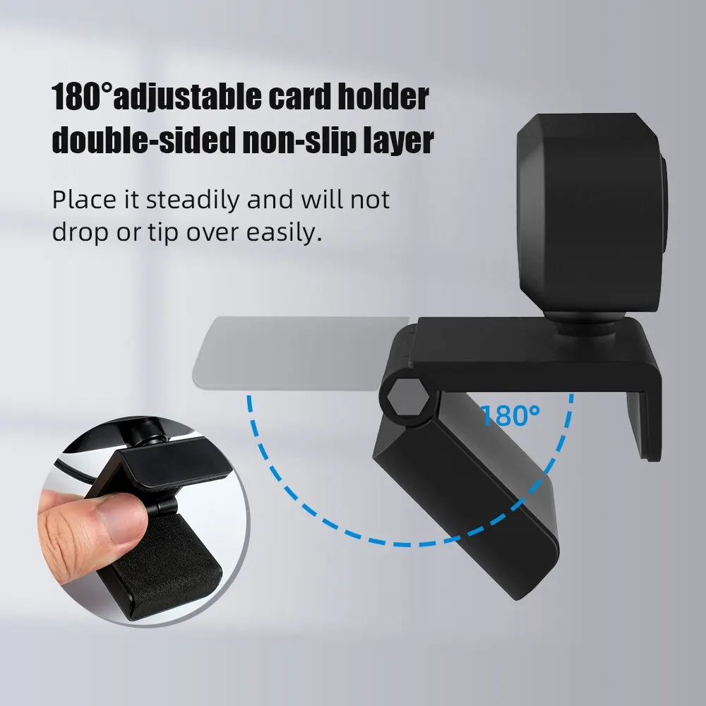 Full HD 1080p Webcam USB With Mic Mini Computer Camera,Flexible Rotatable , for Laptops, Desktop Webcam Camera Online Education 4