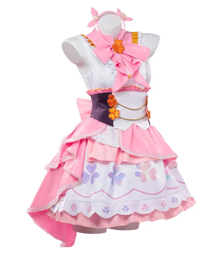 Project SEKAI MORE MORE JUMP! Momoi Airi Cosplay Costume with Wig for Women (Unofficial)