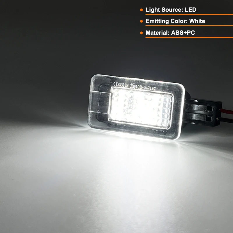 NSLUMO Kit Luci LED Interne Per Volvo XC60 XC90 V40 V60 S60 S80 XC70 - Luce Bagagliaio, Vano Piedi E Portiera, Bianco 6500K