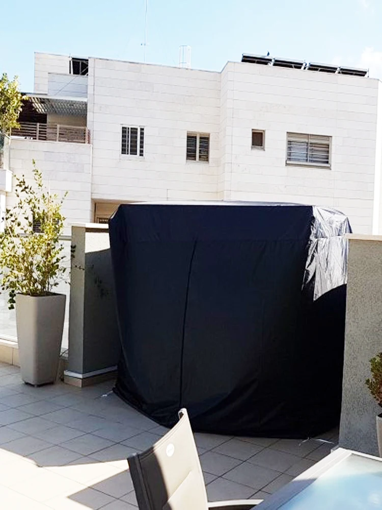 Protection Cover for Garden Big Swing Zipper Closure Outdoor Furniture Cover 225x130xH156cm