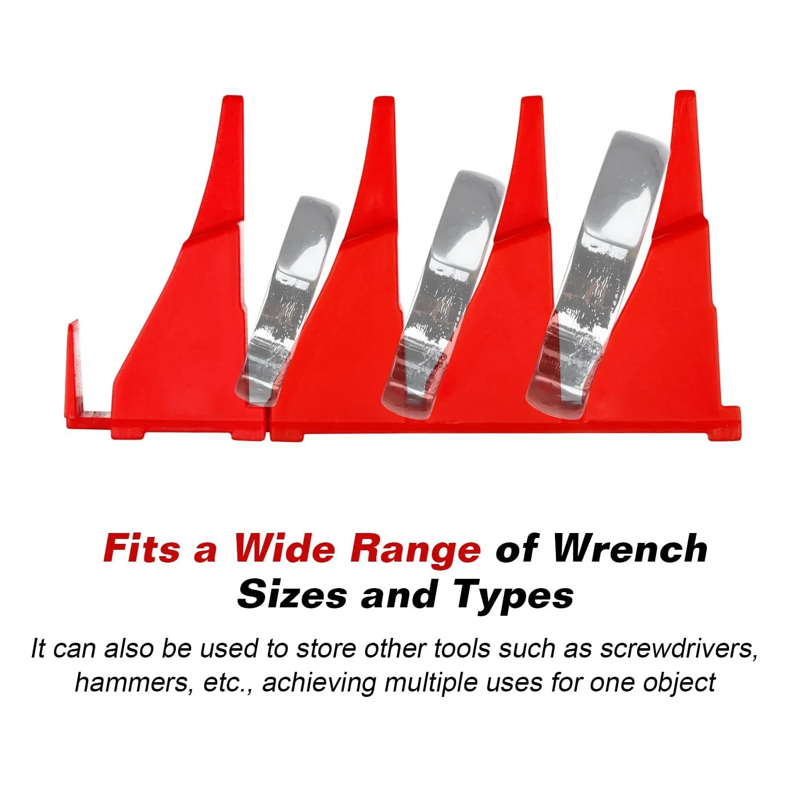 Upright Storage Organizer 20 Wrenches Magnetic Hexagonal Head Multifunctional Toolbox Wrench Holder Modular Spanner Rack Holder tool organizer wrench organizer wrench holder