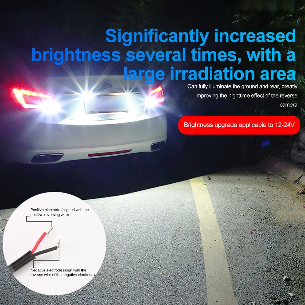 Super Bright LED Reversing Light Reversing Bulb T15 Strong Light 12V Car 24v Truck High Power 1156 Modification I.1583406649