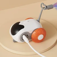 Electric pet Car Toy Remote Control Sports Self Entertainment Toy for Cats Dogs Interactive Playing Kitten Training Pet Supplies 6