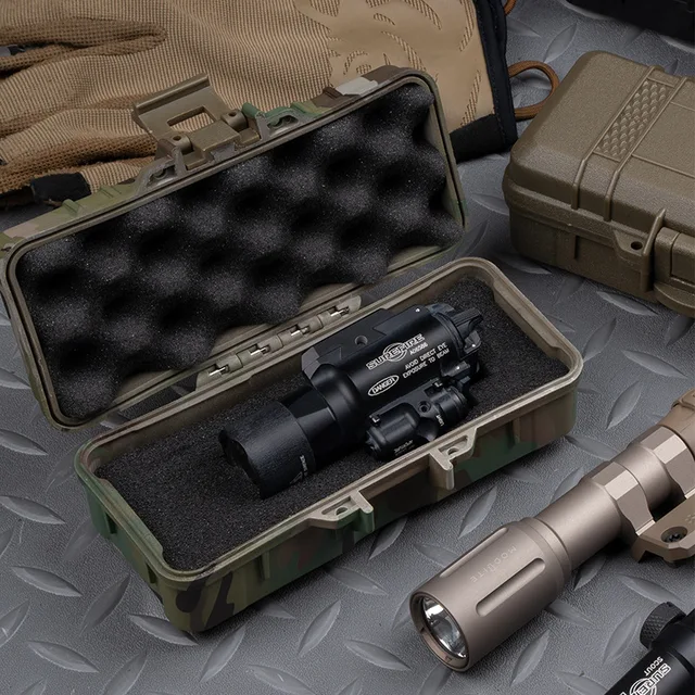 Tactical Storage Box Two Size Outdoor Multifunction Versatile Laser Protective EDC Medicine Flashlight Waterproof Storage Case 4
