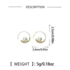 86957-dcc031.jpg Boucles d'oreilles françaises avec perles artificielles circulaires simples, Niche, Style haut de gamme, boucles d'oreilles polyvalentes