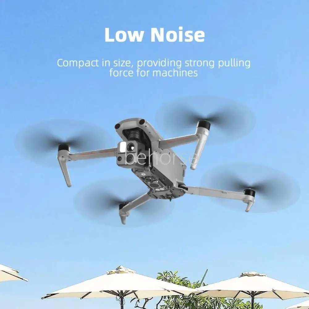Hélices Drone PC 2 Paires Brun Haute Ténacité