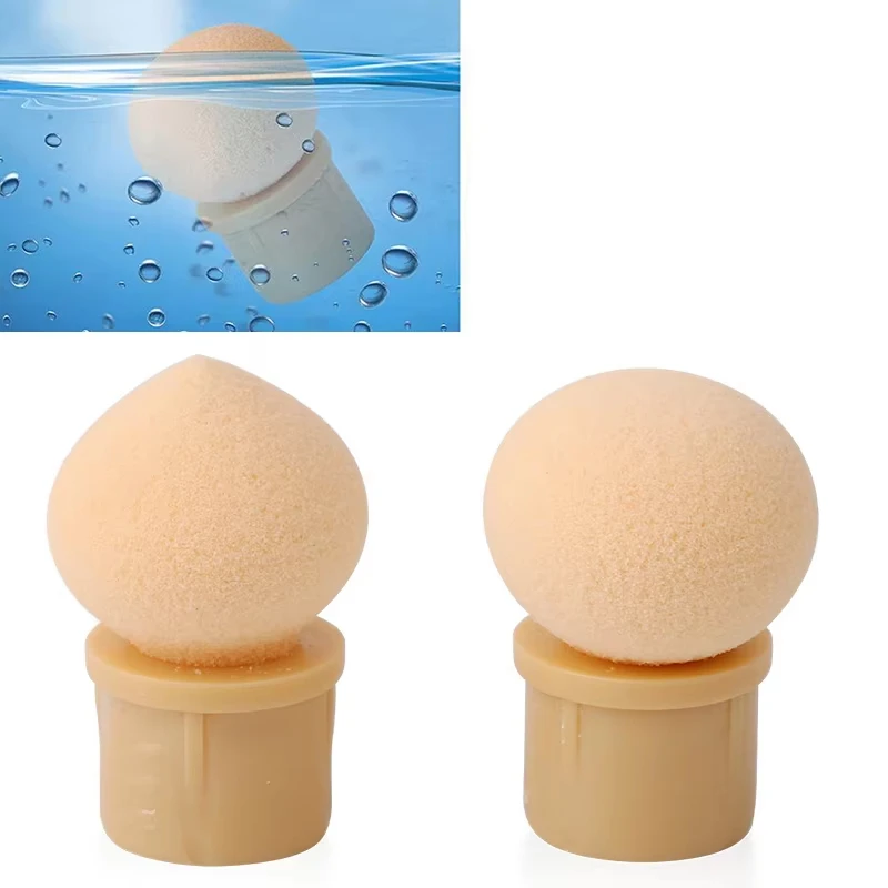 Round Sharp Head Sponge Heads Replacement Nail Art Gel Polish Color Gradient Blooming Brush Glitter Powder Dotting Manicure Tool nail art tools