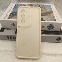 Luxury Candy Matte Soft Anti - Fall Phone Case Cover for OPPO k12x (TY white)