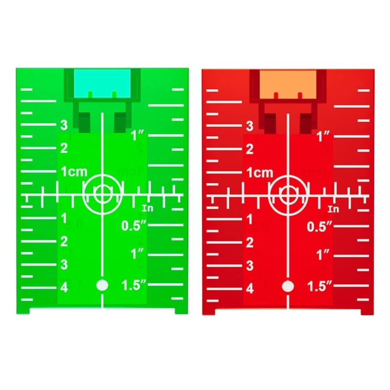 

Lasers Measuring Tool Targets Card Plastic PlateAlignment with Base