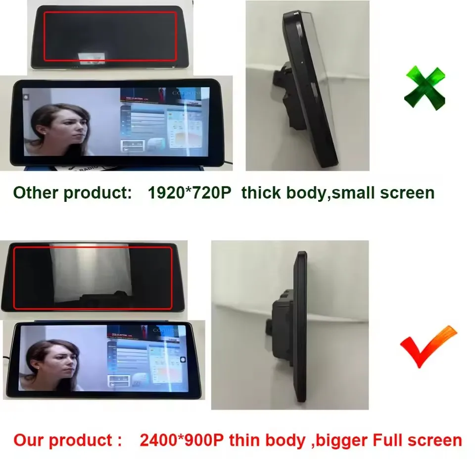 12.3 2400*900 Honda Accord 8 Spirior / Acura Tsx 2009 - 2013 ȵ̵ 14   Ƽ̵ ÷̾ GPS Auto Carplay Stereo