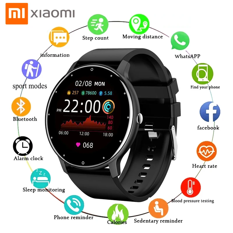 Xiaomi Zl02d Smart Watch Bluetooth Phone Men Lady Sport Fitness