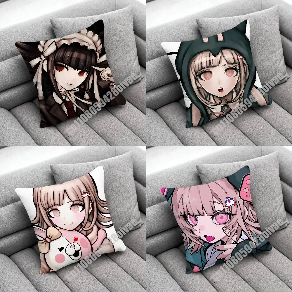 D-Danganronpa Chiaki Nanami Junko Enoshima 장 베개 케..