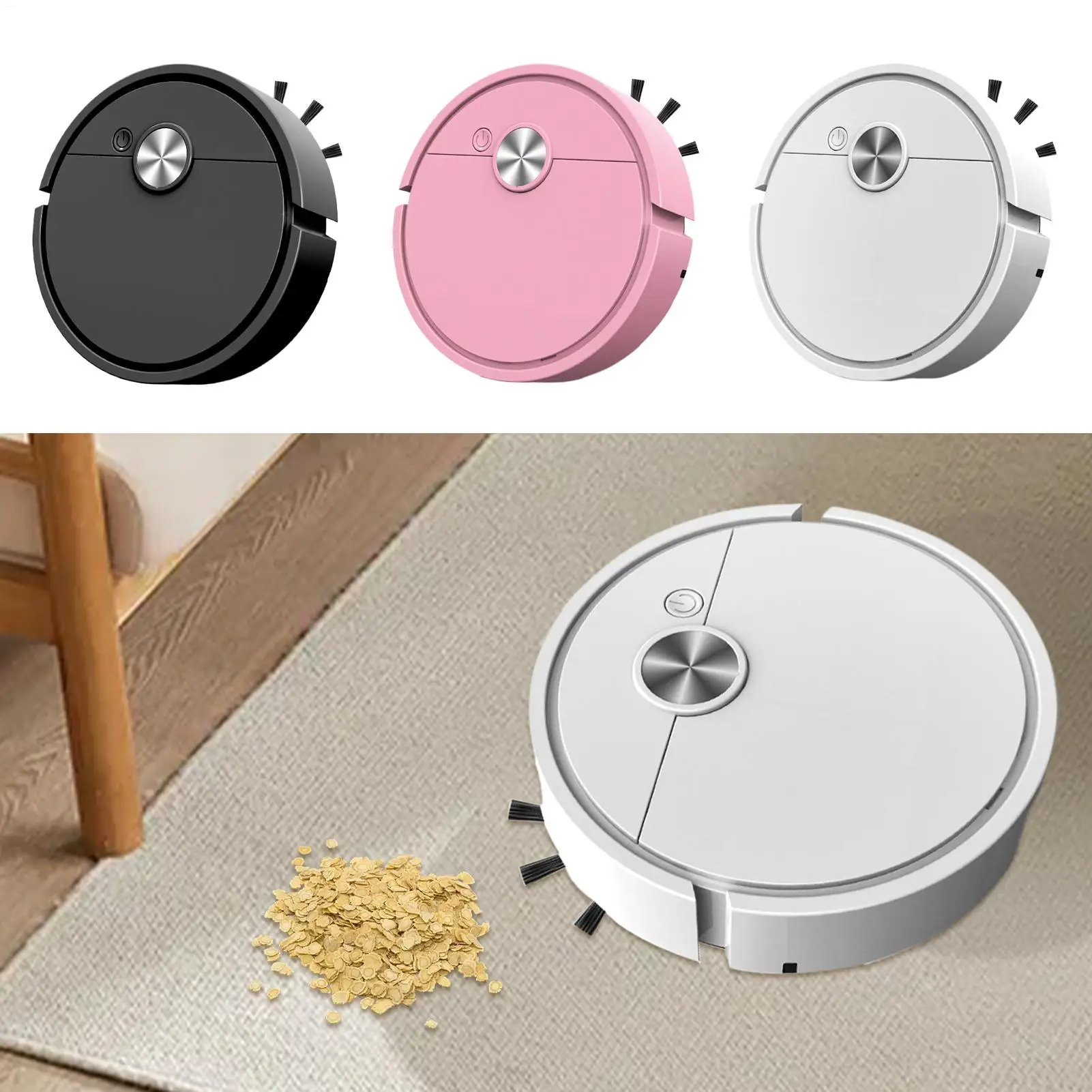 Sweeping Robot for Floor Cleaning Sturdy Cleaning Machine Vacuum Duster Robot Sweeping Robot Cleaning Robot for Pet Hair - 6