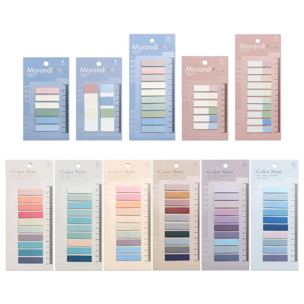 60/120/200pcs Novelty DIY Tab Strip Label Index Flags Office Supplies Sticky Notes Memo Pad Loose-leaf Paster Sticker