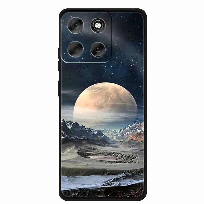 Luxury Silicone TPU Etui Cover - Soft Pink Anime Back Case