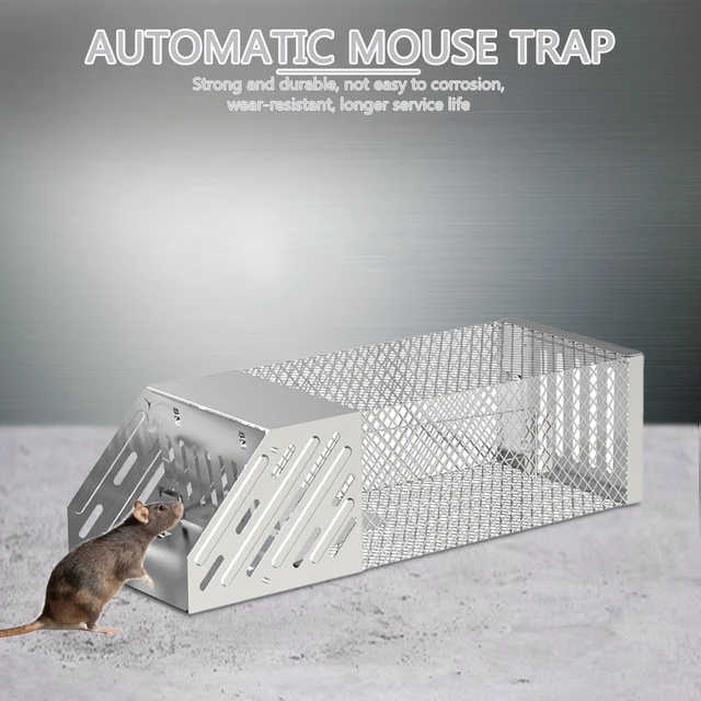 Mice Rodent Rats Catcher Stainless Steel Indoor Outdoor Rat Trap Reusable  Household Mouse Catcher Exterminator Live Mouse Trap - AliExpress