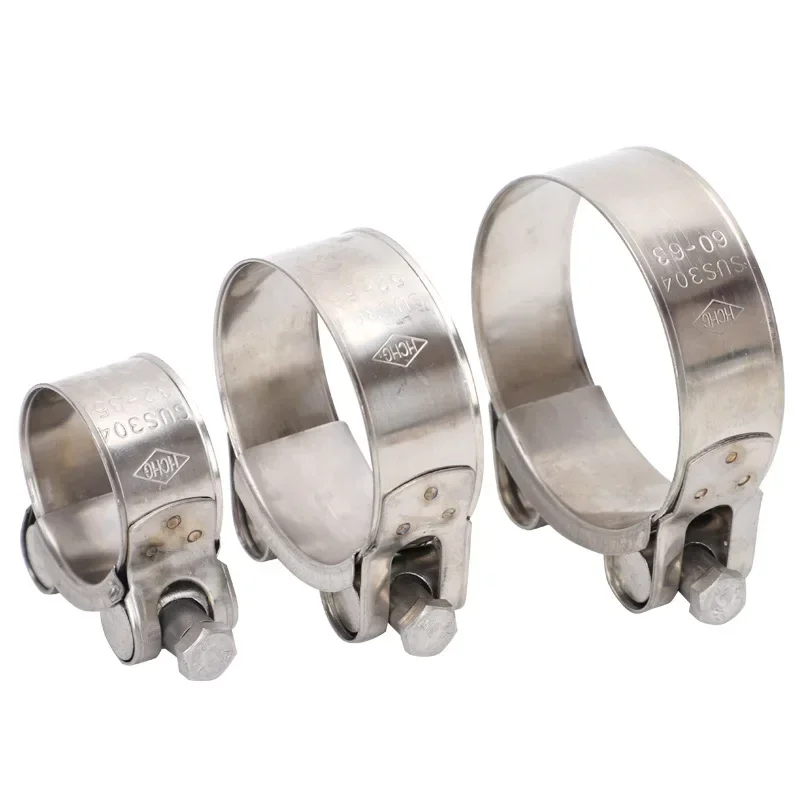 1 PCS European Style Powerful Hose Clamp 304 Stainless Steel 17121mm