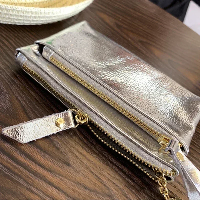 Clutch Mini Coin Purse for Women Genuine Leather Small