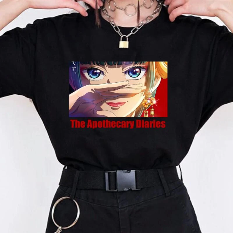 

Anime New The Apothecary Diaries Graphic Printed T-Shirt Women's Casual Outdoor Street Cool Anime Harajuku Shirt Top