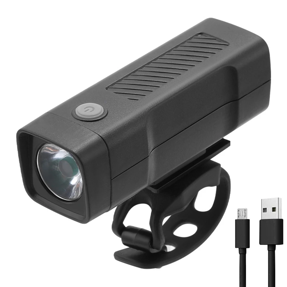 Bike Front Light USB Rechargeable Bicycle Headlight Waterproof Bike Handlebar Light 3 Modes for Night Riding