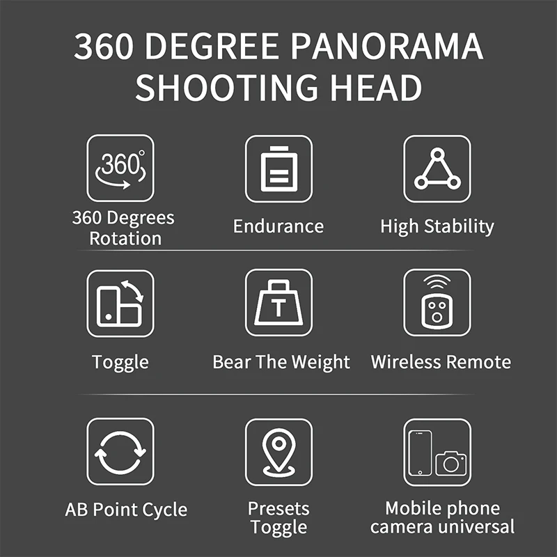 Zifon YT-800 YT-1000 YT-1200 YT-1200AI YT-1500 YT-1500Pro YT-2000 AI Face Following Motorized Rotating Panoramic Head Stabilizer