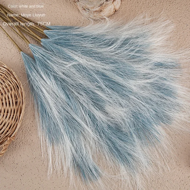 Elegant 75cm Artificial Pampas Flower for Home and Wedding Decor, INS Style Handicraft