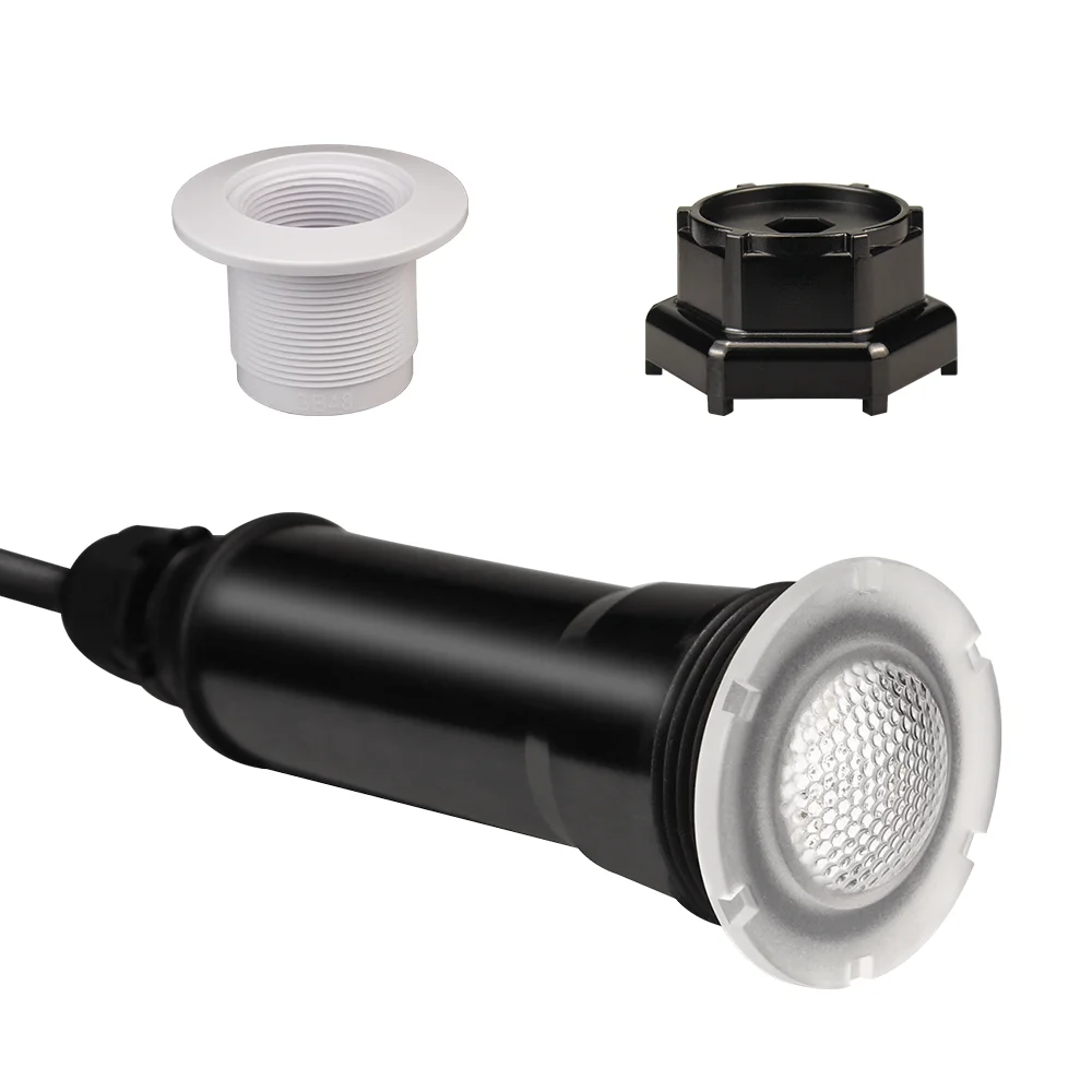 12W 18W RGB LED 스파 조명 AC12V 니치리스 매립형 피팅 교체용 수중 욕조 램프 수영장 전구 D55mmxH161mm