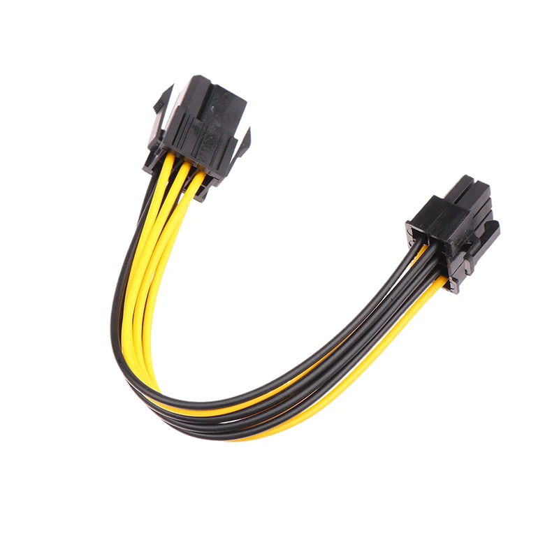 Powered Adapter 6pin To 8pin PCI-e 6-pin Male To 8-pin Female Converter For 8pin GPU Video Card wiring connector wire connectors