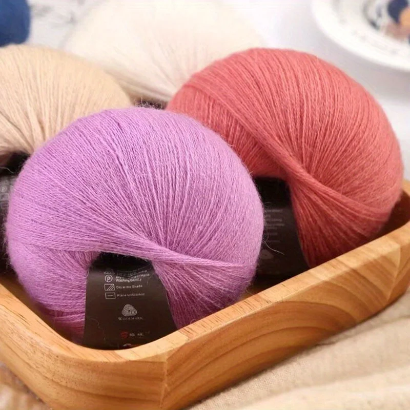 Wool yarn 6pcs Wool Yarn Ultra Soft Anti-Pilling DIY Kit Crochet & Hand Knitting 300g/10.58oz