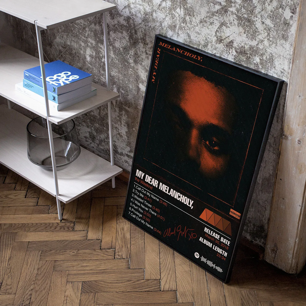 Music Hot Album Star The Weeknd Starboy Poster Hip Hop Posters For Living Room Canvas Painting Art Home Wall Decor Picture Peckshirt