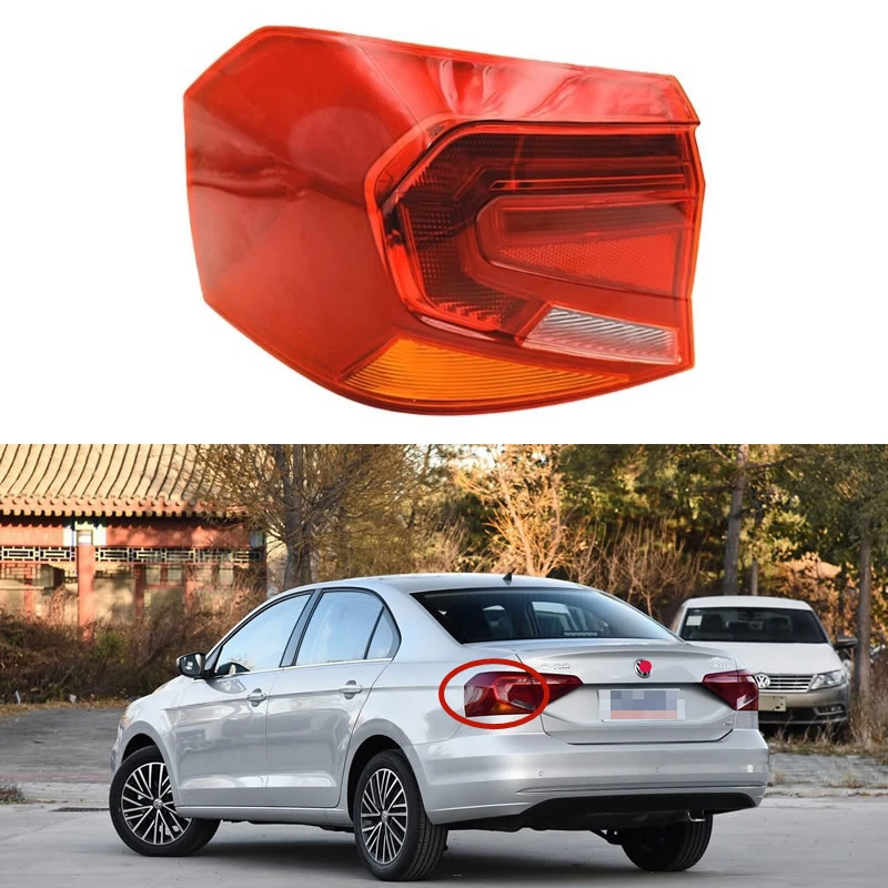 

For Volkswagen Jetta 2017 2018 2019 Car Accessories Rear Outside Tail Light Assembly Stop Lights Parking Lamp Rear lamp