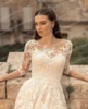 Exquisite Wedding Dresses For Women 2024 A Line Gentle Sexy Lace Applique Tulle Bridal Gowns Graceful Long Sleeve Vestido Custom 2