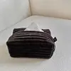 Drop Shipping Modern Simple Velvet Jacquard Tissue Box-like Home and Office Tissue Set Napkin Holder Caja De Pañuelos 3