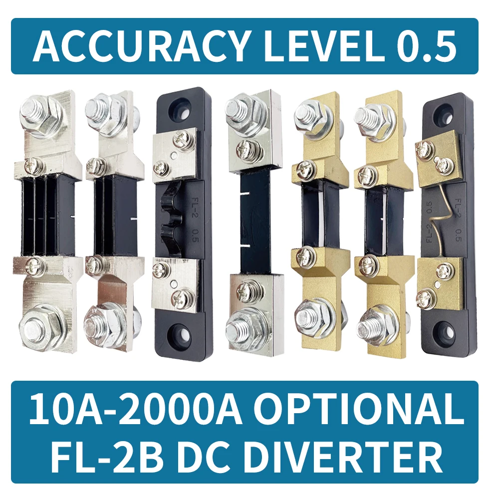 Produktbild von FL-2 Shunt 50A/75mV – Für Digital-Strommesser – NEU, Ohne Marke
