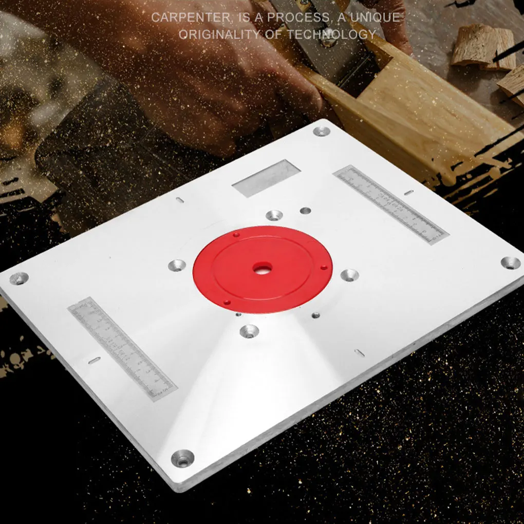 

Plate Practical Guide Board Wear-resistant Aluminium Alloy Waterproof Router Table Universal Insert Panel Woodworking