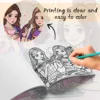 Adult Coloring Book - 7.8x7.8 Inch Unique Colorful Designs for Women, Perfect Gift for Friends and Special Occasions 4