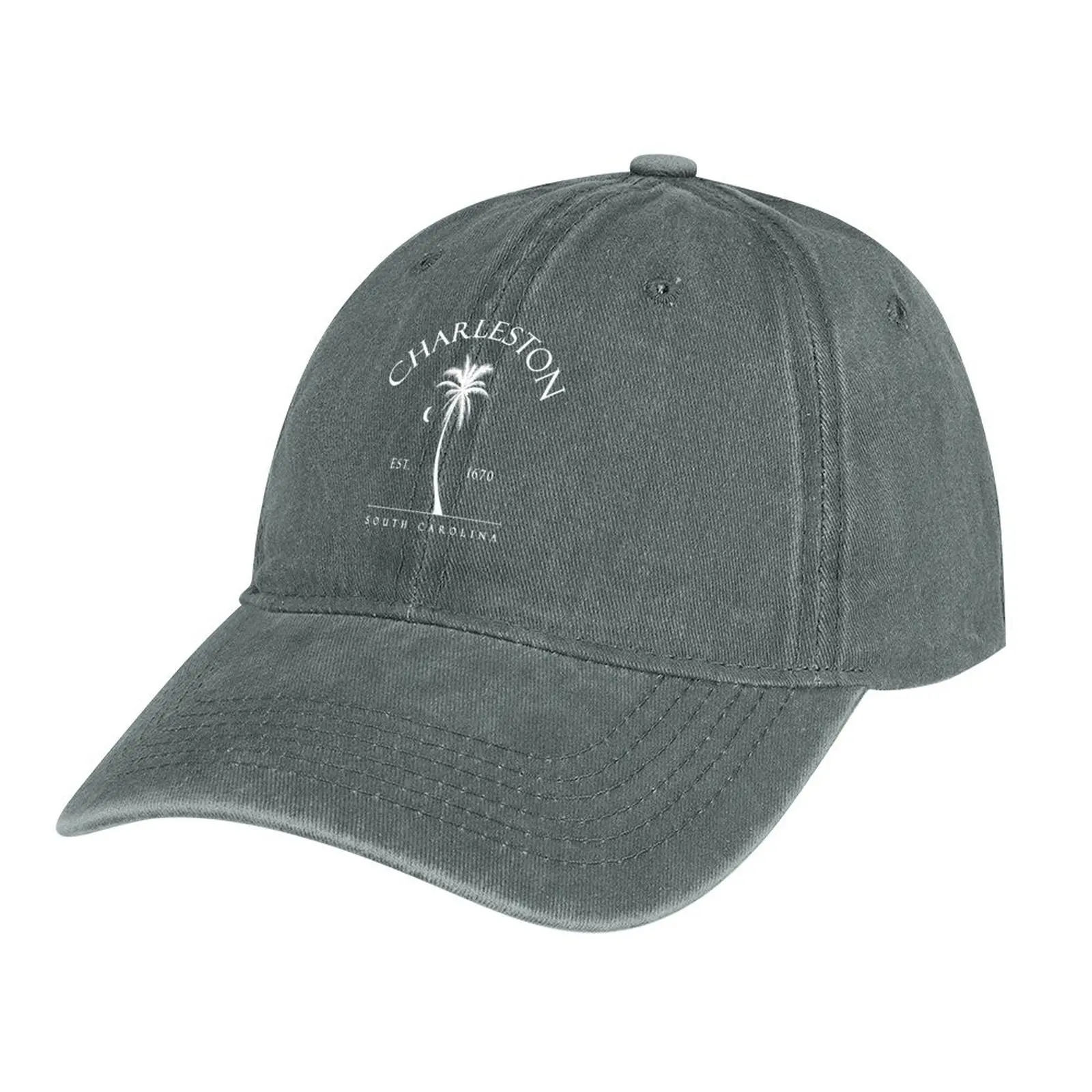

Charleston Beach Palm Tree Swimming Scuba Novelty Gift SC Cowboy Hat Luxury Cap |-F-| Fluffy Hat Brand Man cap Ladies Men's