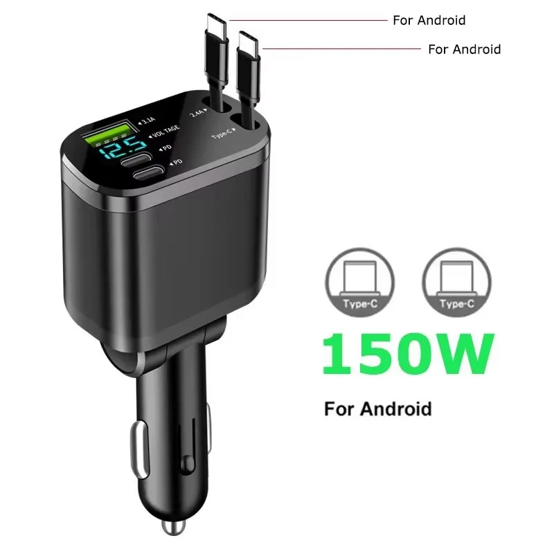 ตัวเลือกสินค้า 5-in-1 ชาร์จเร็ว 66W พร้อมสาย PD30W ชาร์จได้ทุกอุปกรณ์