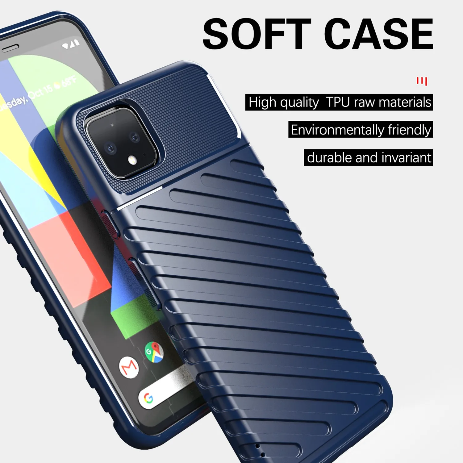 Shockproof Thunder Silicone Phone Case Cover – Durable and Stylish Protection