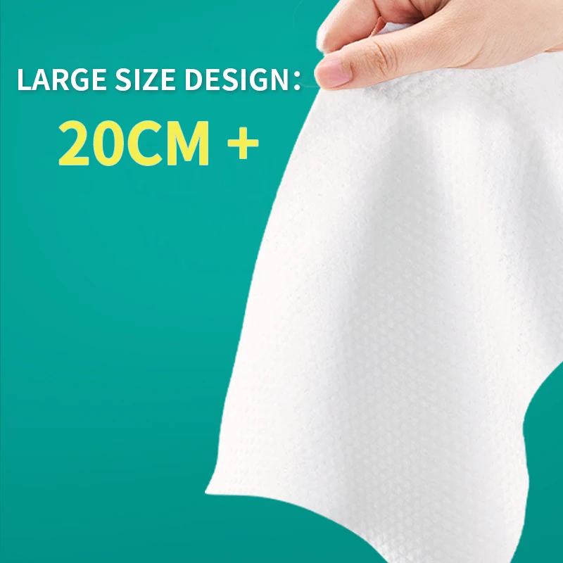 Facial Tissue Paper 10 Pack 300 Pcs Disposable Facial Tissue 100% Cotton Soft Thick Dry Wipe Makeup