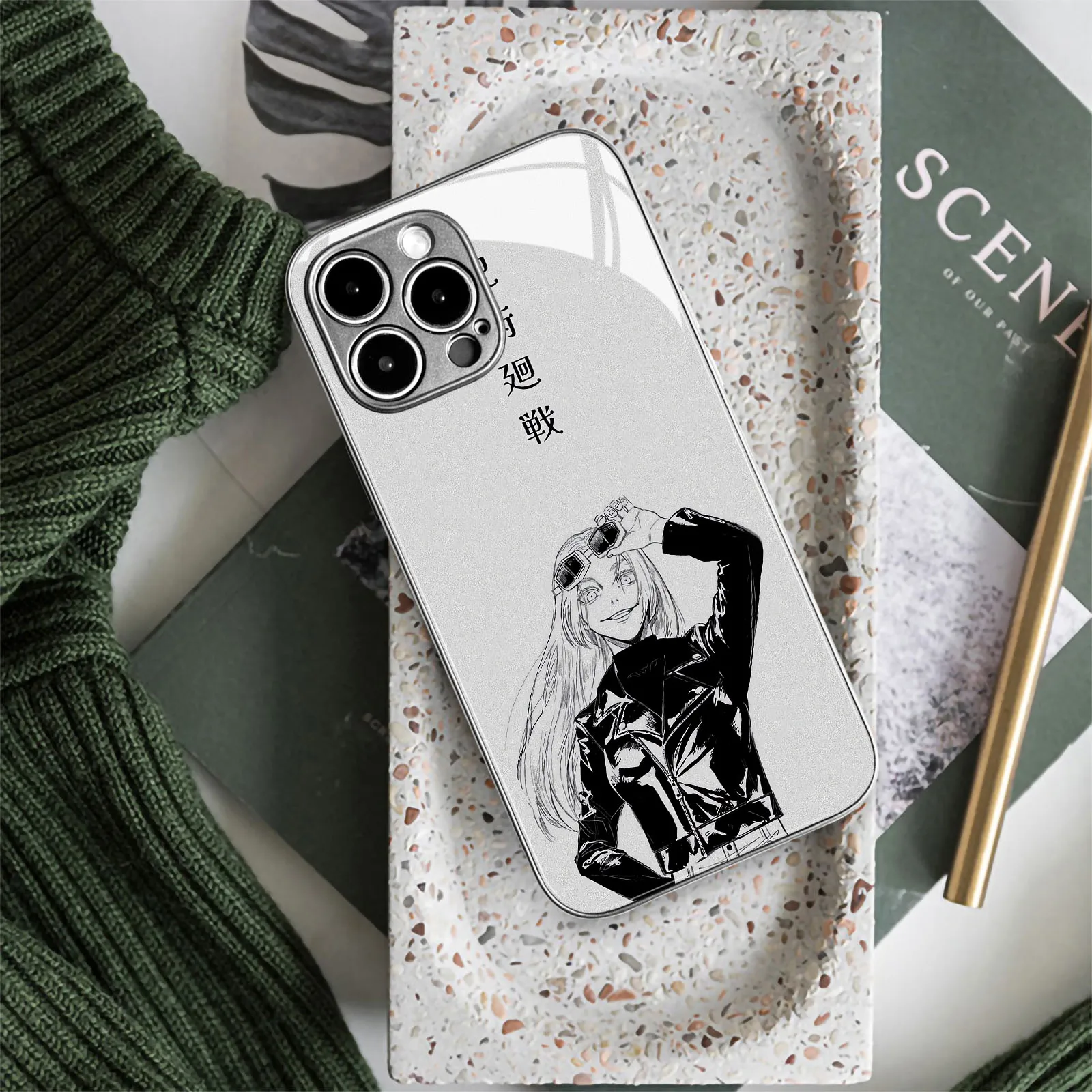 iPhone - yuki Yuki Tsukumo Manga Phone Case Shockproof Glass Protective